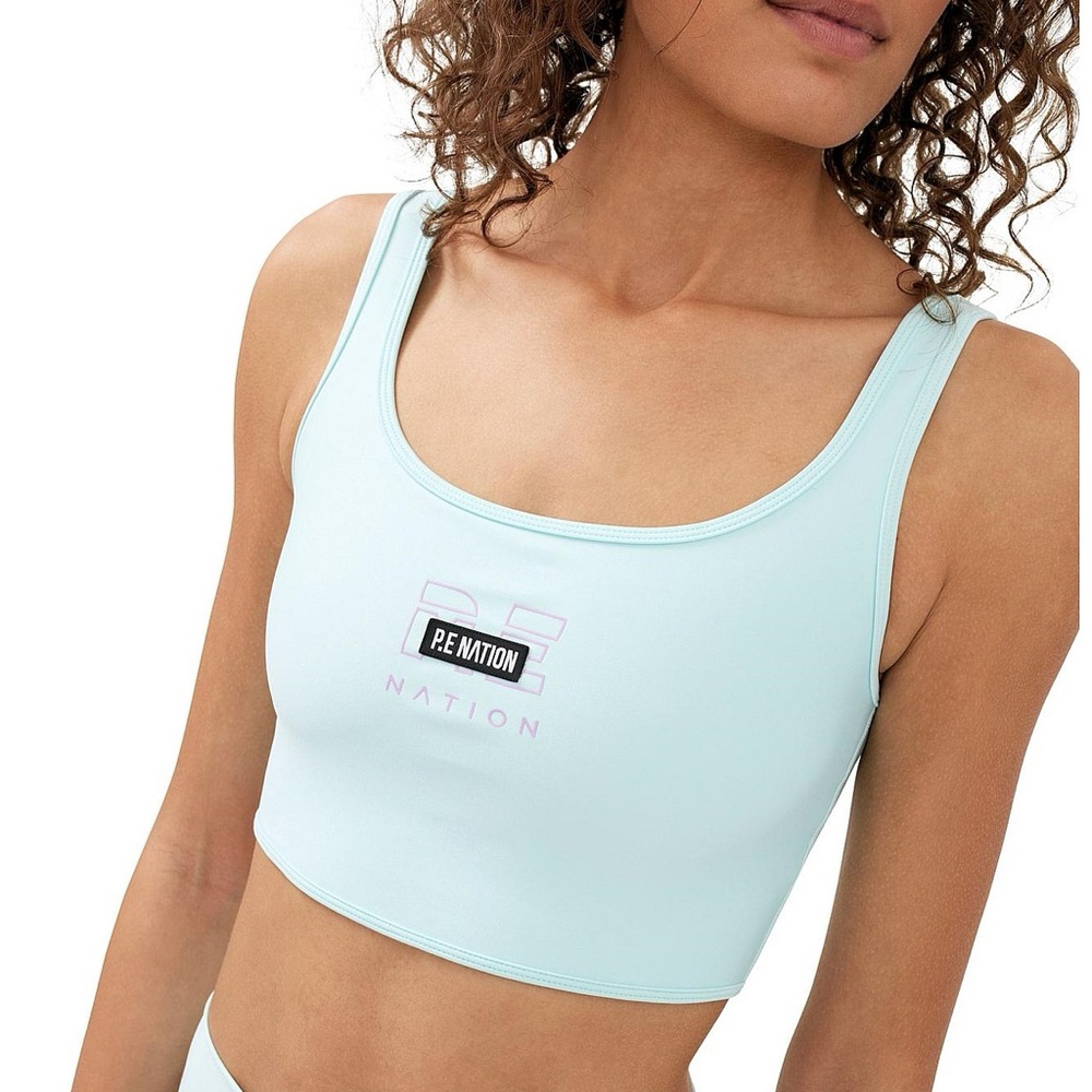 P.E Nation Light Blue Sports Bra